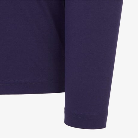 M'S ASCEND L/S ZIP TEE DARK PURPLE NT7LR01C
