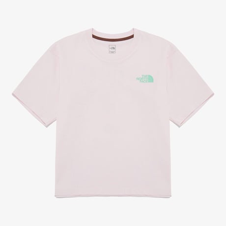 W'S TNF HANGEUL S/S R/TEE LIGHT PINK NT7UR42D