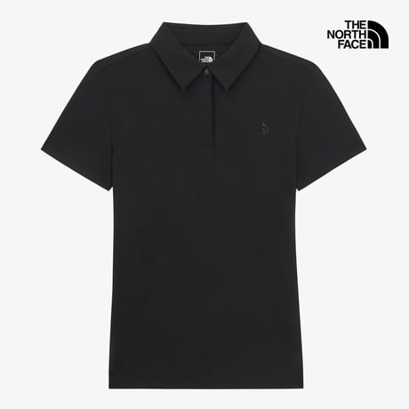 W'S ICE DAY S/S POLO BLACK NT7PR38A