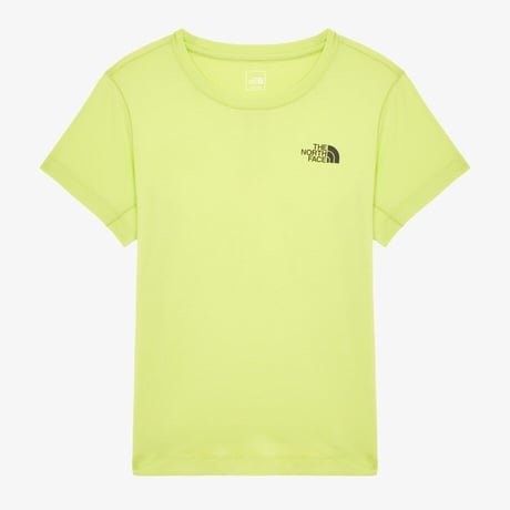 TNF RUN S/S R/TEE LIME NT7UR19C