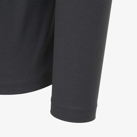 ASCEND L/S ZIP TEE METAL GRAY NT7LS03B