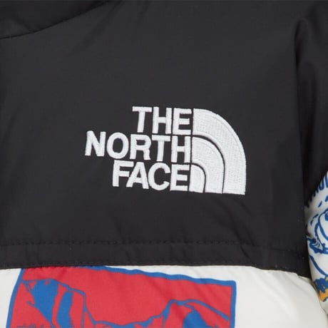 K'S PRINT NUPTSE JACKET (RDS) WHITE NJ1DR65T