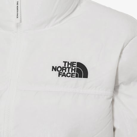 W'S CRINKLE NUPTSE DOWN JACKET (RDS) WHITE NJ1DQ95K