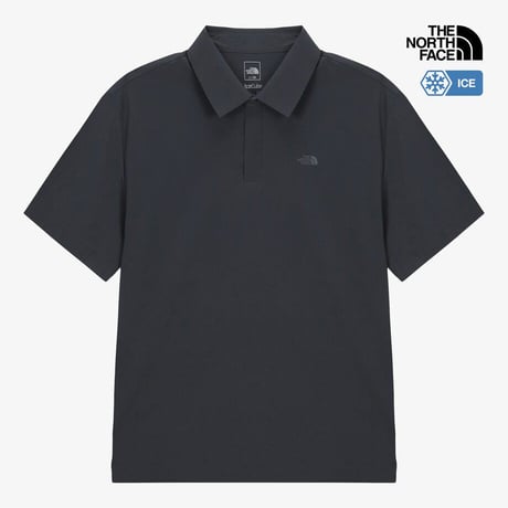 M'S ICECUBE S/S POLO METAL GRAY NT7PS20B