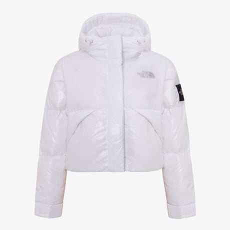 W'S GLOSSY ELBERON RDS DOWN JACKET WHITE NJ1DQ81K