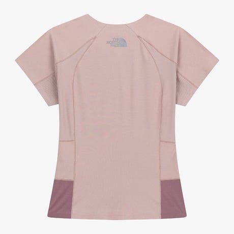 W'S SPEEDON S/S R/TEE GRAYISH PINK NT7UR80K