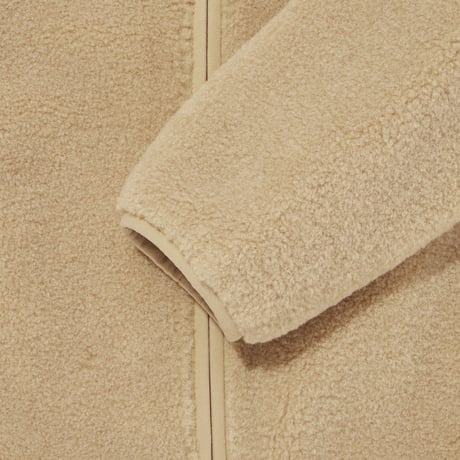 W'S CAMPER FLEECE CARDIGAN BEIGE