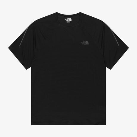 JET RUN S/S R/TEE BLACK NT7US19J