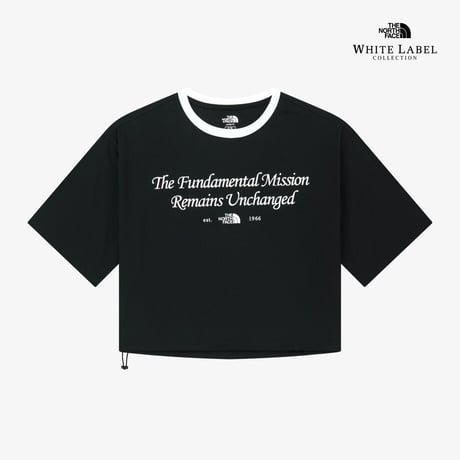 W'S EIRA S/S R/TEE BLACK NT7UR37J
