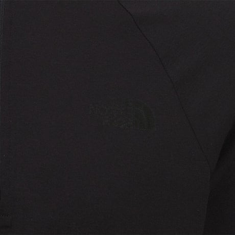 W'S ASCEND L/S ZIP TEE BLACK NT7LR31B