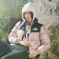 W'S 1996 RETRO NUPTSE JACKET GRAYISH PINK NJ1DR95E