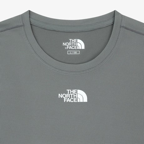 SPORTS WAFFLE S/S R/TEE GRAY NT7UR16K