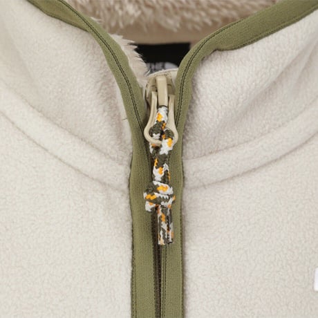 K'S CAMPOUT FLEECE JACKET LIGHT BEIGE NJ4FS51T