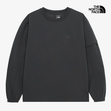 M'S FROST L/S R/TEE CHARCOAL GREY NM5MR02B