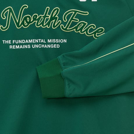 TNF CREW COLLAR L/S TEE GREEN NT7TR04K