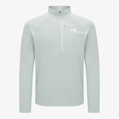 BATURA L/S ZIP TEE LIGHT GRAY NT7LR00B