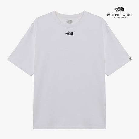 CENTER LOGO S/S R/TEE WHITE NT7UR03K
