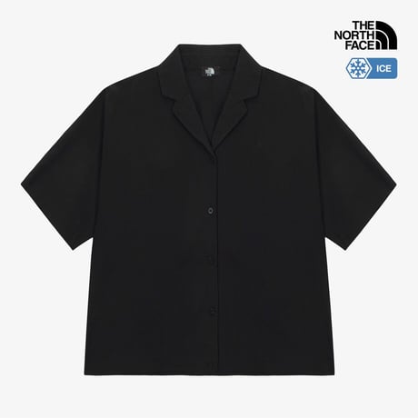 W'S ICECUBE S/S SHIRTS BLACK NH8SS40A