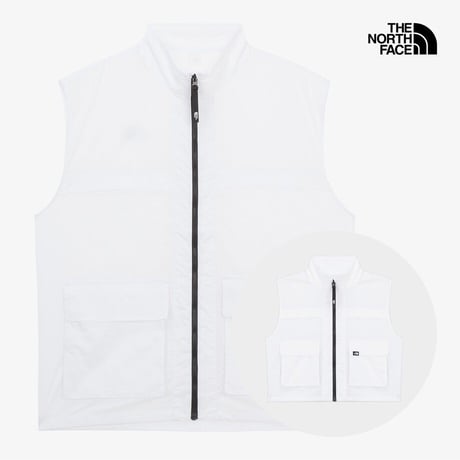 OBED VEST WHITE NV5VR04B