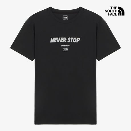 M'S FLEXOR S/S R/TEE BLACK NT7UR16A