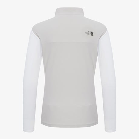W'S ICEDAY L/S ZIP TEE ICE GRAY NT7LR33A