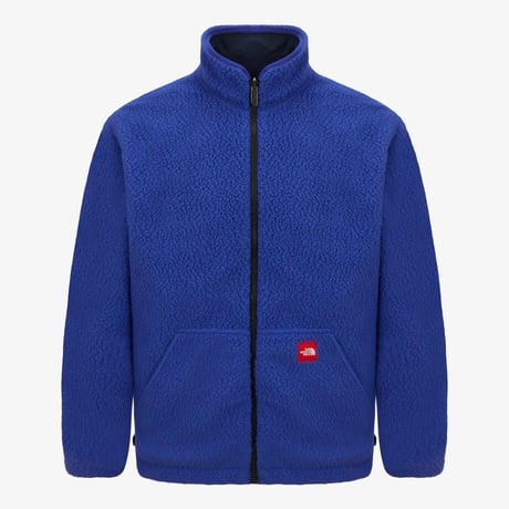 M TNF RED BOX REVERSIBLE FLEECE JACKET DARK NAVY NJ4FS29B