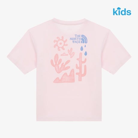 K'S NATUREGLOW S/S R/TEE LIGHT PINK NT7UR05V