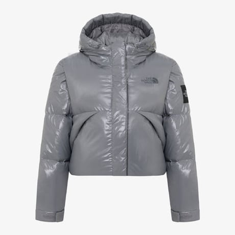 W'S GLOSSY ELBERON RDS DOWN JACKET GRAY NJ1DQ81L