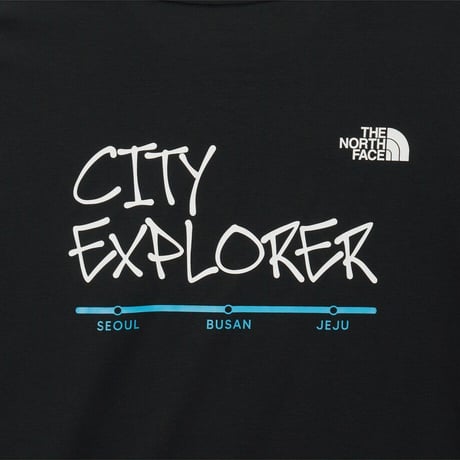 M'S CITY EXPLORER S/S R/TEE BLACK NT7US35A