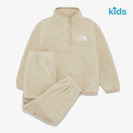 K'S PINECONE FLEECE SET LIGHT BEIGE NT7TR58T