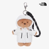HIMALAYAN BEAR KEY RING WHITE NA5AS55B
