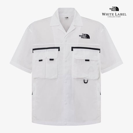 SHELDON S/S SHACKET WHITE NH8SR01K