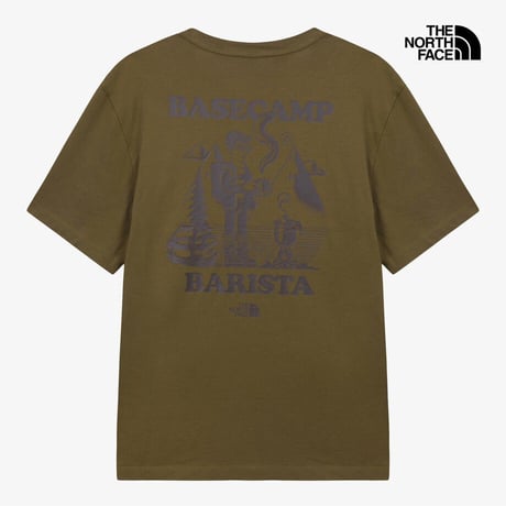 U BASECAMP BARISTA RLX SS TEE-GRAPHIC DARK OLIVE NT7US97C