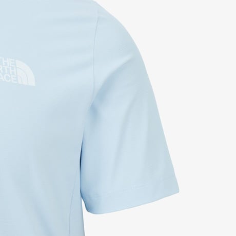 M'S ICE FLEX S/S ZIP TEE LIGHT BLUE NT7KS00C