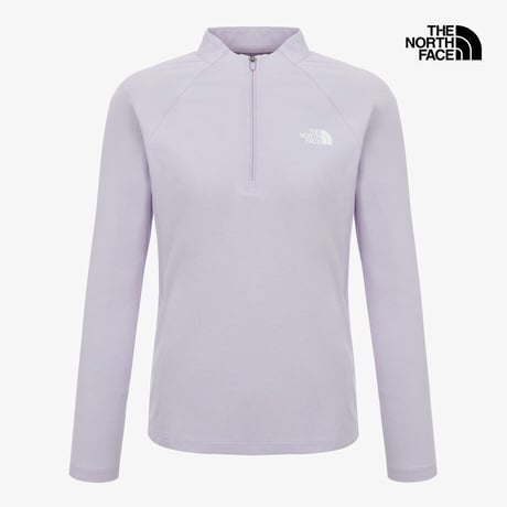 ASCEND L/S ZIP TEE LILAC NT7LS03D