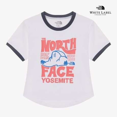 W'S HALF DOME S/S R/TEE WHITE NT7UR32J