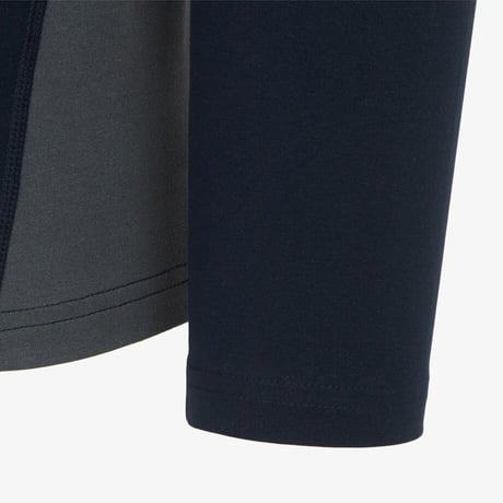 M'S RISCO L/S ZIP TEE MIDNIGHT NAVY NT7LR54B