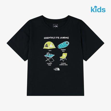 K'S CAMPHOLIC S/S TEE BLACK NT7US06S