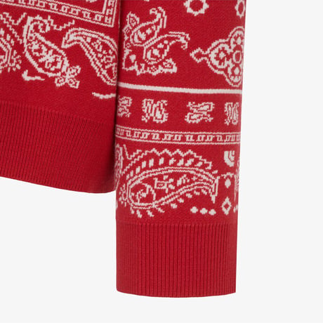 K'S PAISLEY CARDIGAN RED NJ5SR53T