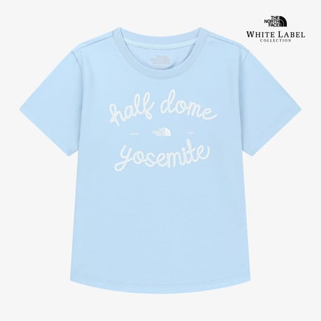 W'S HALF DOME S/S R/TEE LIGHT BLUE NT7US31L