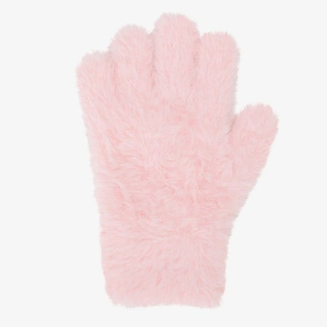 K'S MELLY FUR GLOVES LIGHT PINK NJ3GS54T
