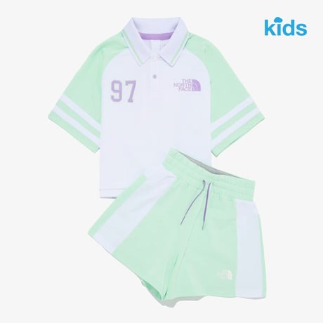 G'S ACE CREW SET PASTEL GREEN NT7UR25T