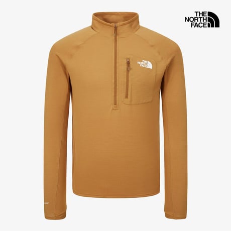 M'S SUMMIT HAYES L/S ZIP TEE GOLD YELLOW NT7LS98C