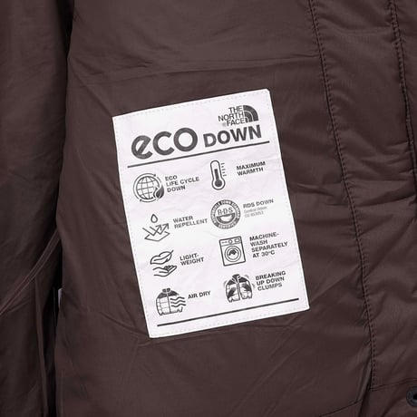 W'S NOVELTY NUPTSE DT DOWN JACKET (RDS) BROWN NJ1DQ86K