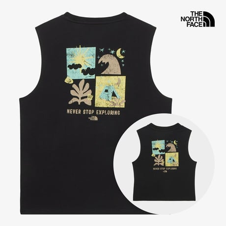 EVERGREEN SLEEVELESS BLACK NT7VR00A