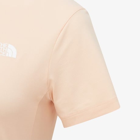ICE DAY S/S ZIP TEE PEACH NT7KQ00C