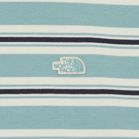 M'S EASYON STRIPE L/S R/TEE JADE NT7TR56C