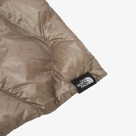 WIDE T-BALL MUFFLER BEIGE BROWN NA5IR52B