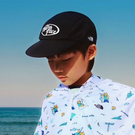 K'S MESH COLOR BLOCK CAP BLACK NE3CS03R