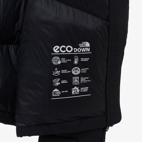 【ユニセックス】SUPERFLEX RDS DOWN JACKET BLACK NJ1DQ63J